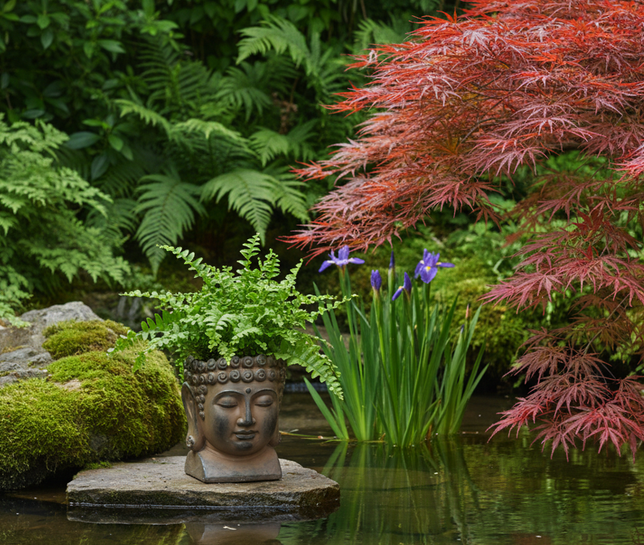 Kruka 'Buddha' från DKD Home Decor 26 x 25 x 30 cm