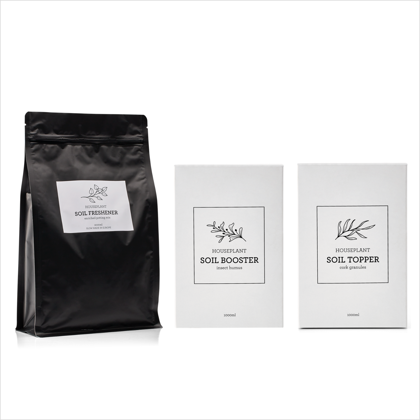 Generosa Soil & Fertilization Bundle - Organic Soil Enrichment Kit for Thriving Plants | Soil Booster 1000ml, Soil Topper 1000ml, Soil Freshener 2000ml-0