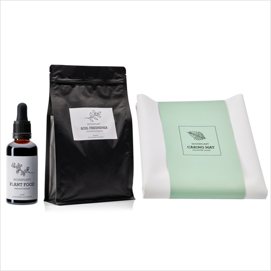 Generosa Plant Repotting Bundle - Complete Kit for Healthy Repotting | Plant Food 50ml, Soil Freshener 2000ml, Caring Mat 60x70cm-0