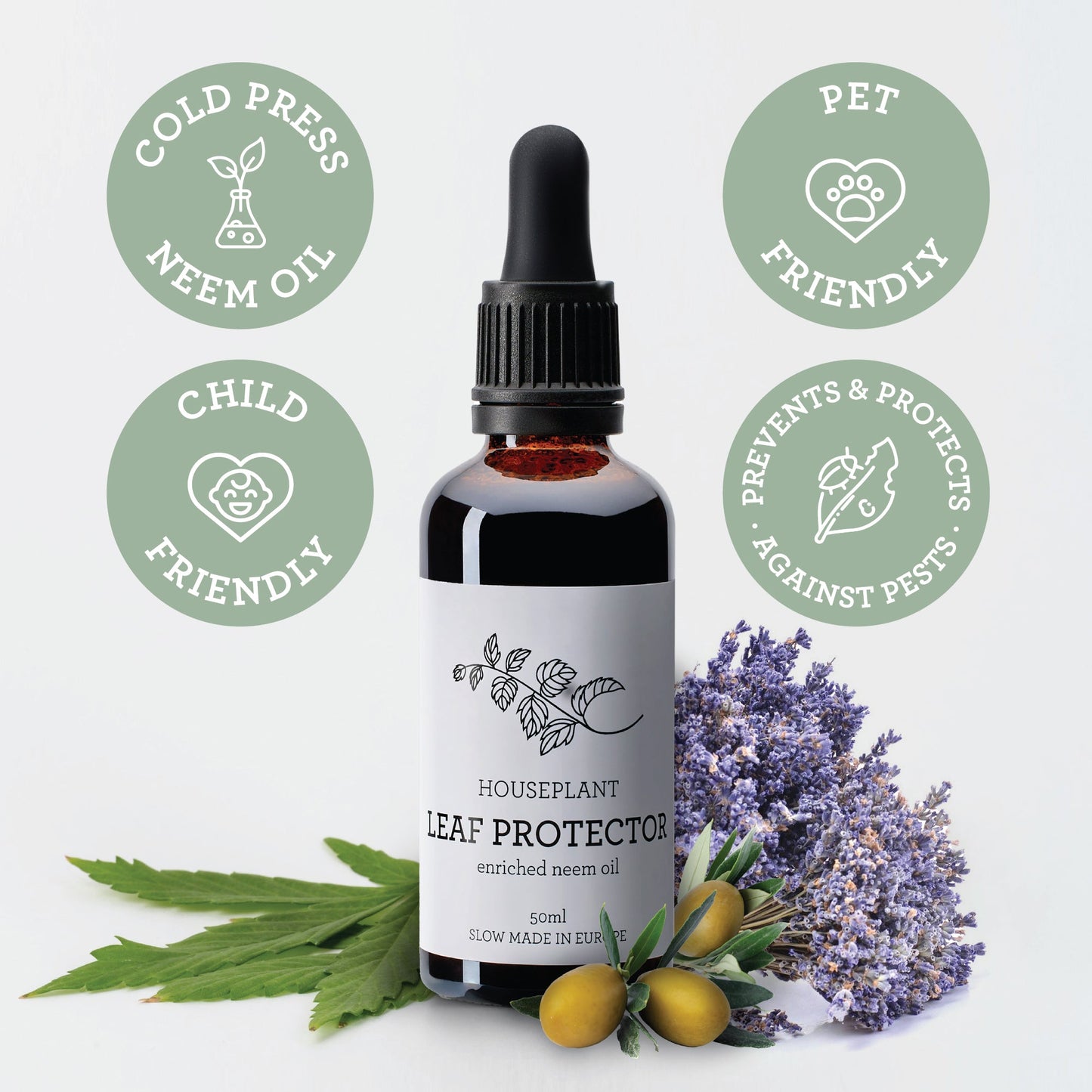 Naturligt Växtvårdsset i 4 delar för starka, friska och vackra växter.