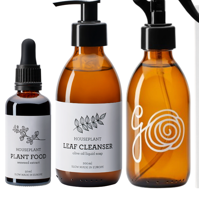 Generosa Plant Parent Essential Bundle - Complete Plant Care Kit for Thriving Plants | Plant Food 50ml, Leaf Cleanser 200ml, Soil Booster 1000ml, Plant Mister 200ml-0