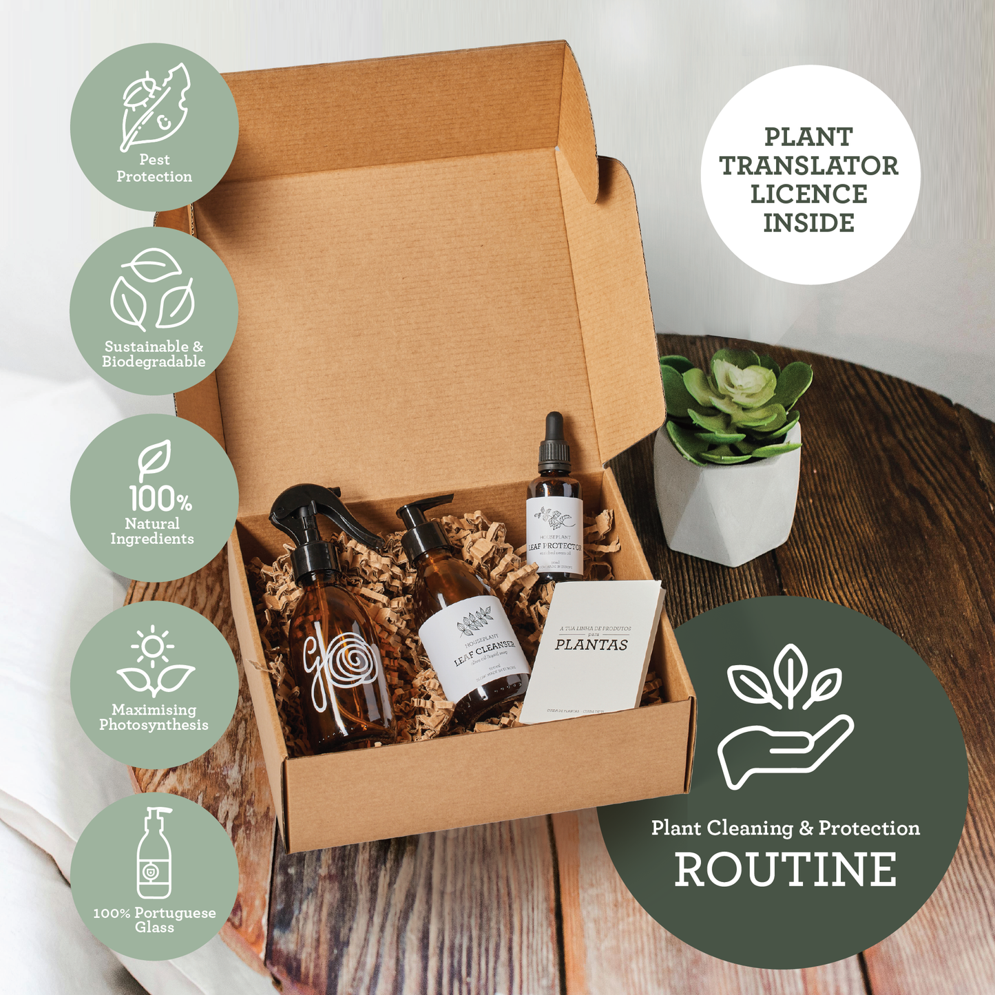 Plant Spa- LEAF CLEANSER och LEAF PROTECTOR.  Växtskydd och rengöring som bekämpar skadedjur effektivt.