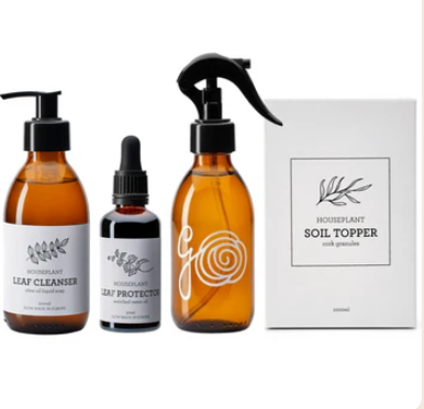 Växtvårdspaket Komplett- Plant Food, Leaf Cleanser & Soil Booster | Generosa