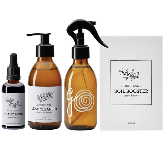 Växtvårdspaket Komplett- Plant Food, Leaf Cleanser & Soil Booster | Generosa